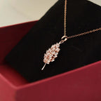 Leafy Bloom Pendant Chain