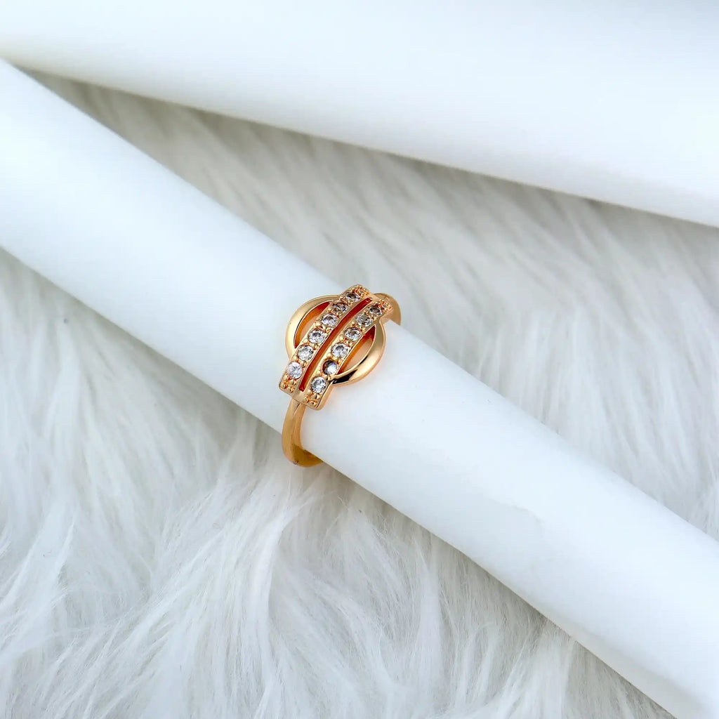 Linear Gold Ring