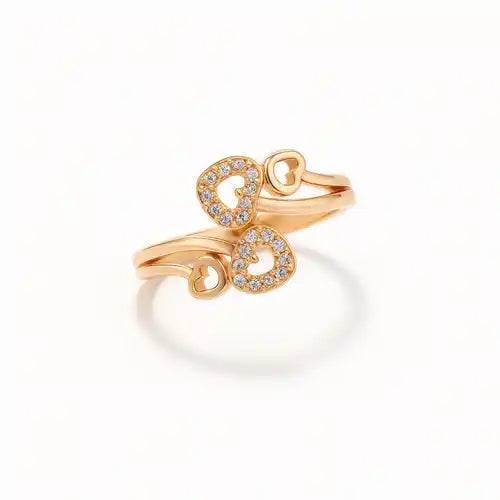 Love Linked Gold Ring