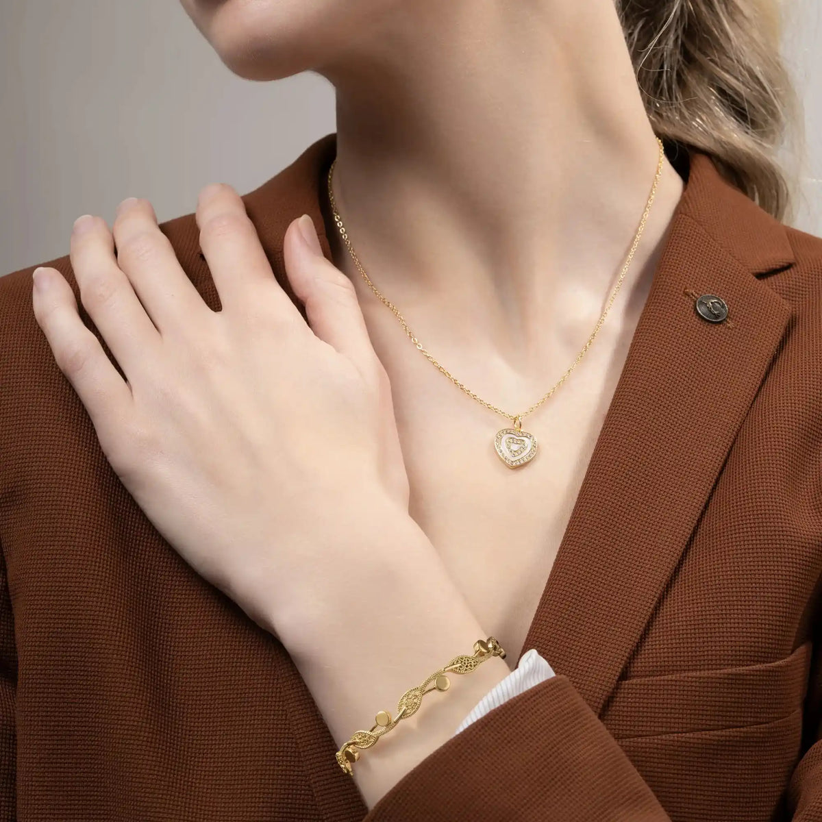 LushLata Bangles | Vine-Inspired Gold Bangles - Own It Pure