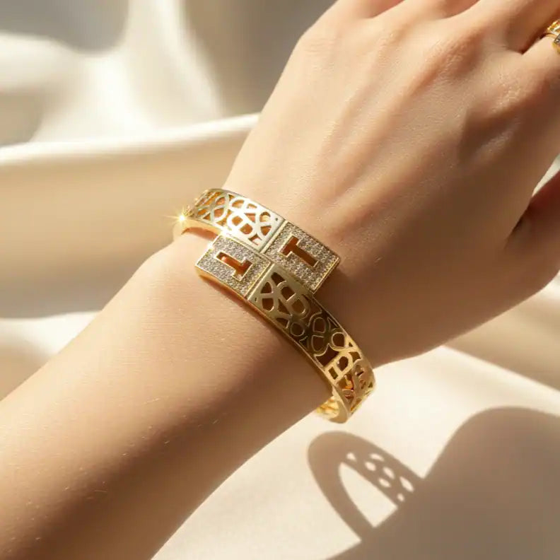 Designer Cutout Bracelet