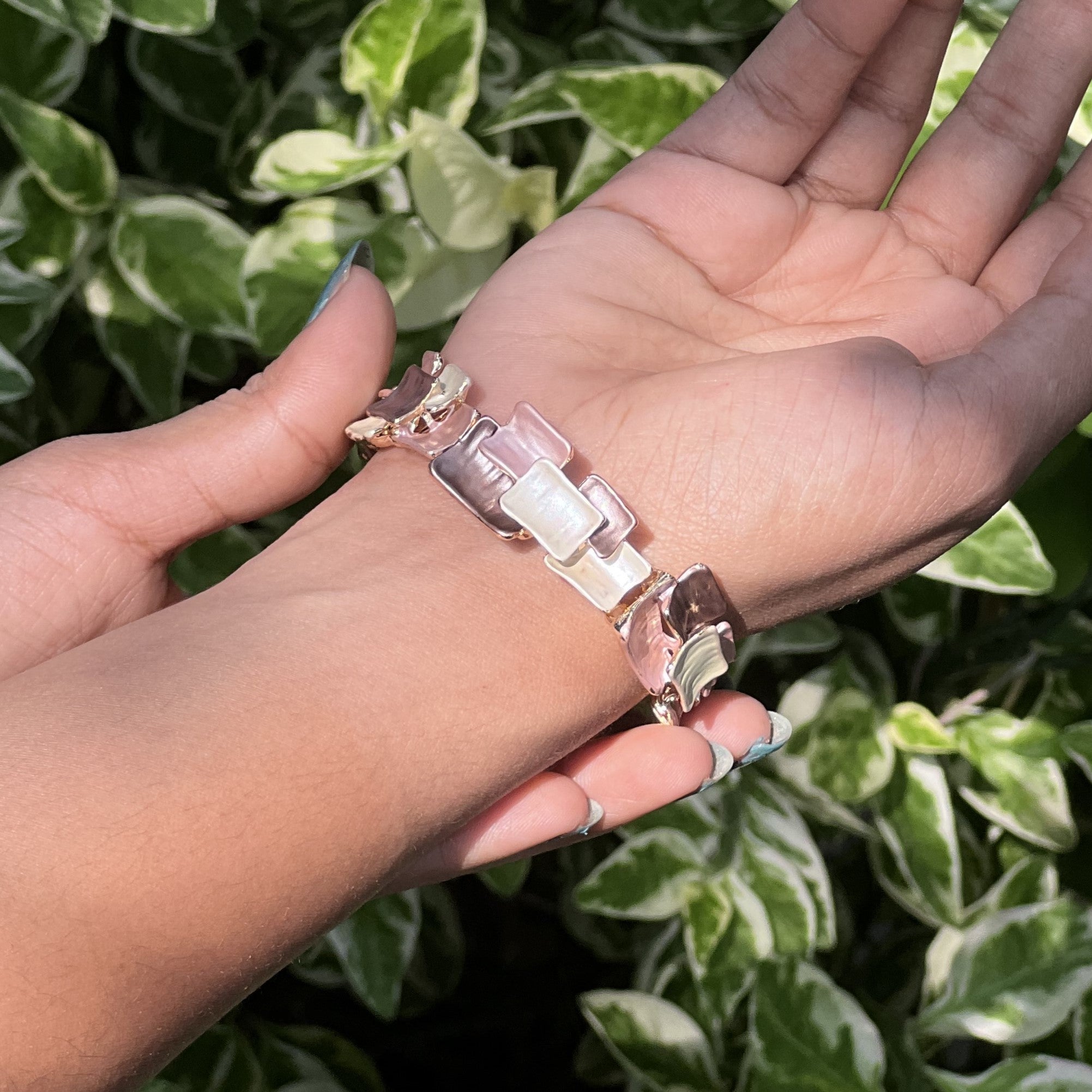 Elegant Mosaic Bracelet