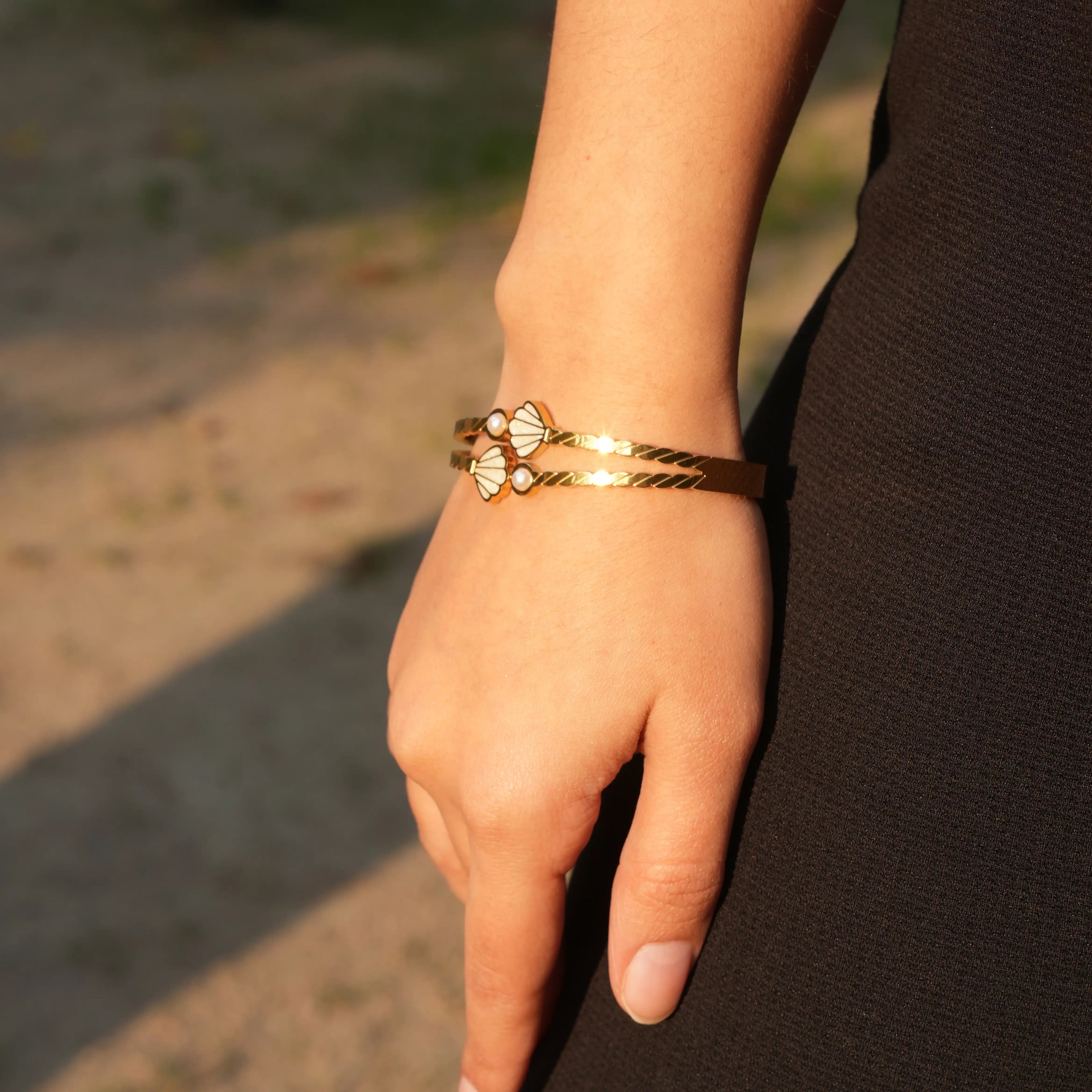 Pearl Band Jewelry Set