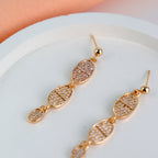 Elegant Oval Earrings