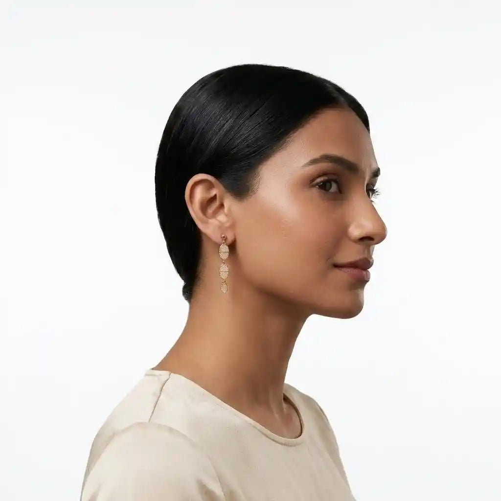 Oval Dangle Earrings