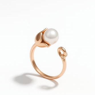 Floral Pearl Ring