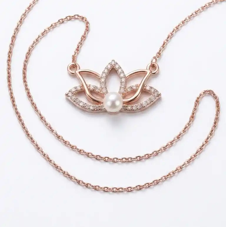 Elegant Lotus Pendant