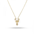 Pearl Panda Pendant Necklace – Golden Panda Charm with Pearl & CZ Accents