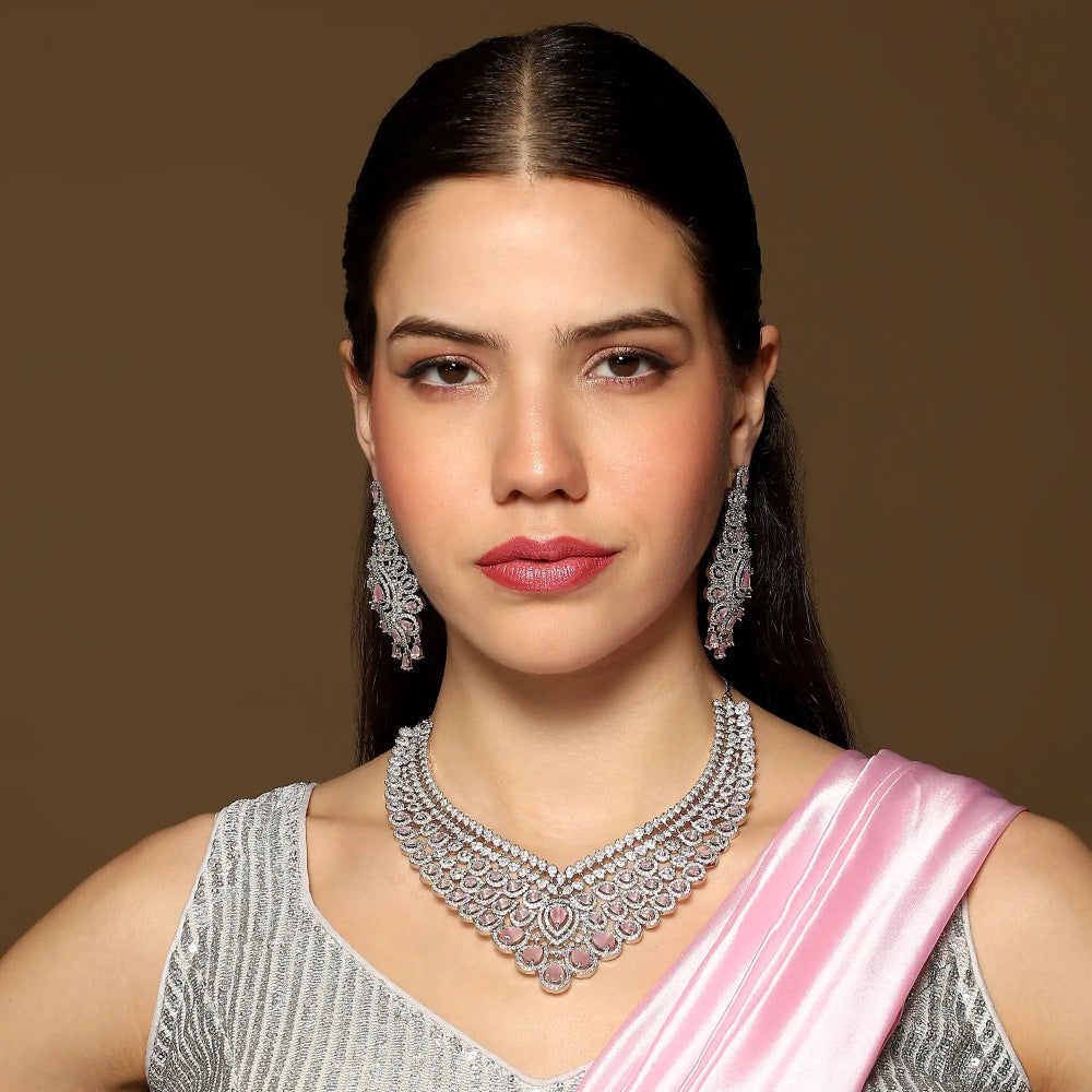 Pink Necklace Set
