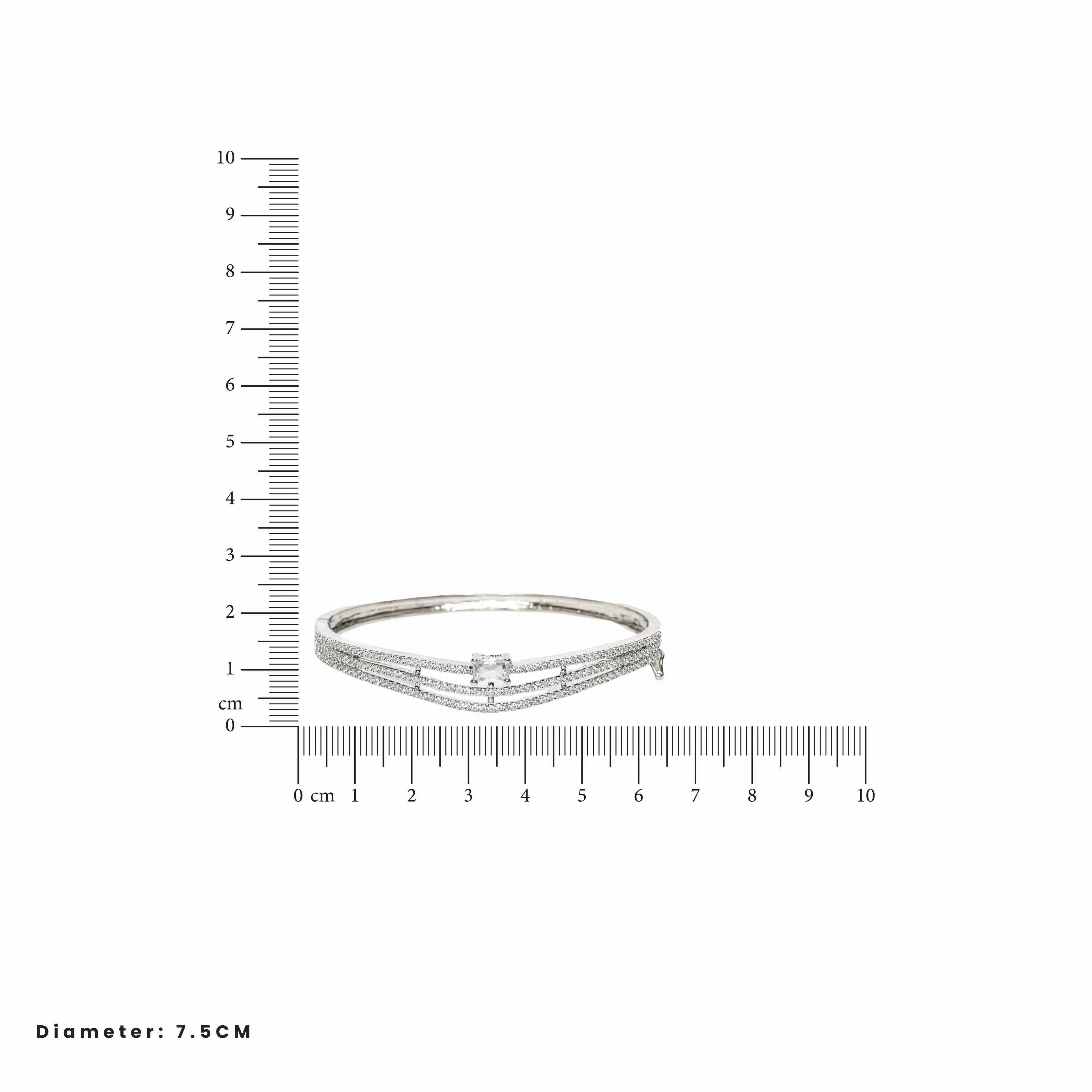 Sparkling Solitaire Bracelet