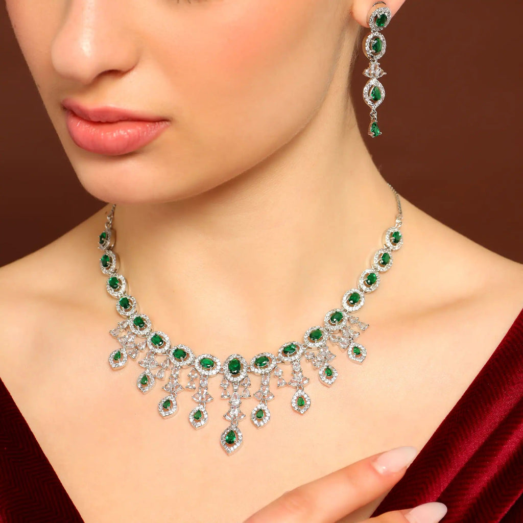 Regal Green Glam AD set