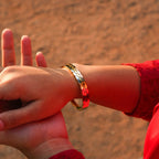 Ripple Gold Cuff – Gold-Tone Ripple-Textured Cuff Bracelet