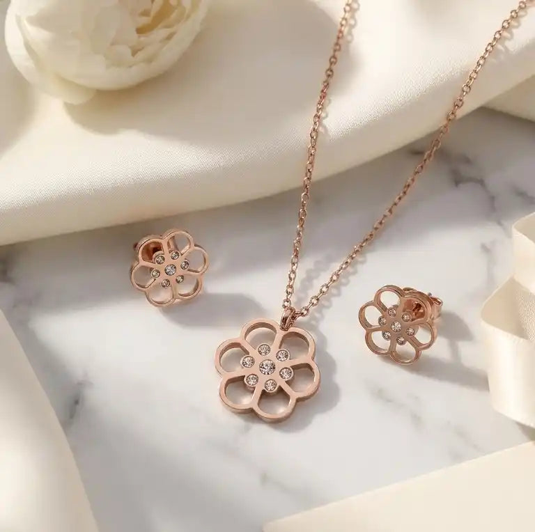 Rose Crystal Set