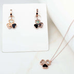 Rose Clover Charm Set
