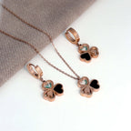 Rose Clover Charm Set