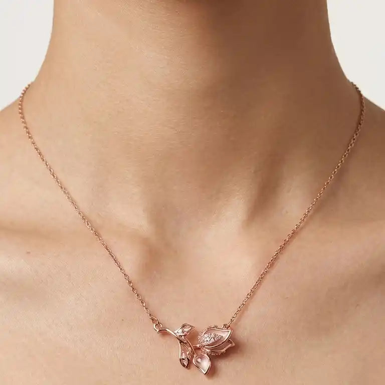 Elegant Rose Pendant