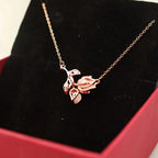 Rose Gold Rose Pendant Chain