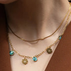Sea Charm Pendant Necklace for Women – Gold Plated