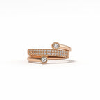 Twisted Crystal Ring