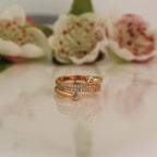 Zircon Spiral Ring