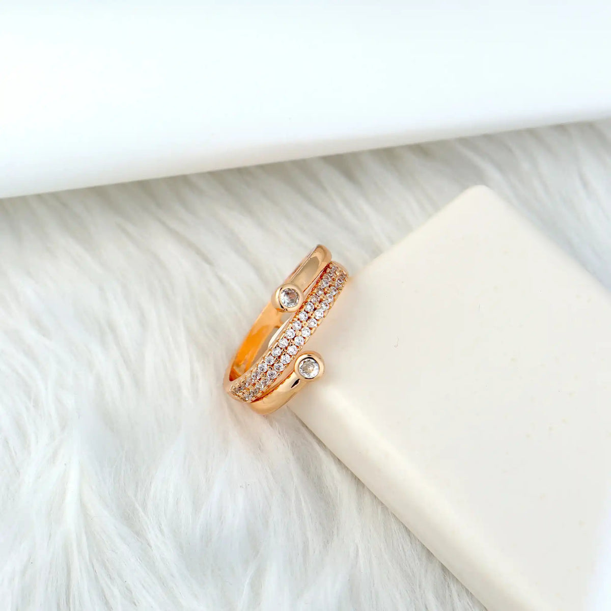 Spiral Sparkle Ring