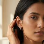 V Design Earrings