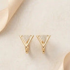 Modern V Earrings