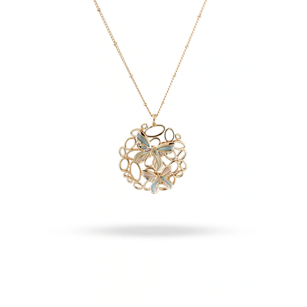 Vibrant Butterfly Pendant