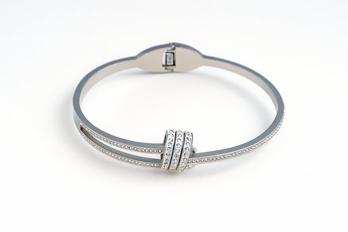 Silver Twist Bracelet