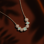 Aqua Gemstone Bracelet