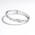 Gleam Silver Studded Bracelet