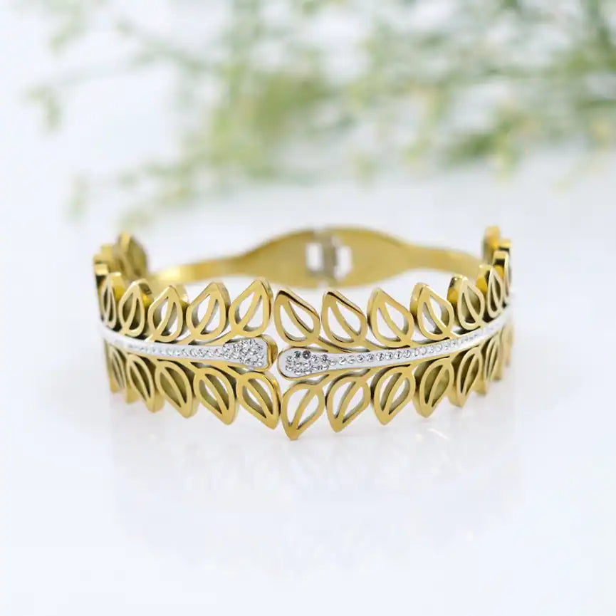 Golden Leaf Bracelet