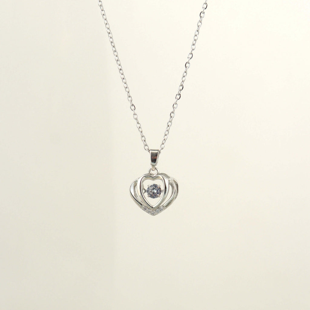 Silver Heart Chram Pendant Chain - Own It Pure
