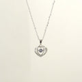 Silver Heart Chram Pendant Chain - Own It Pure