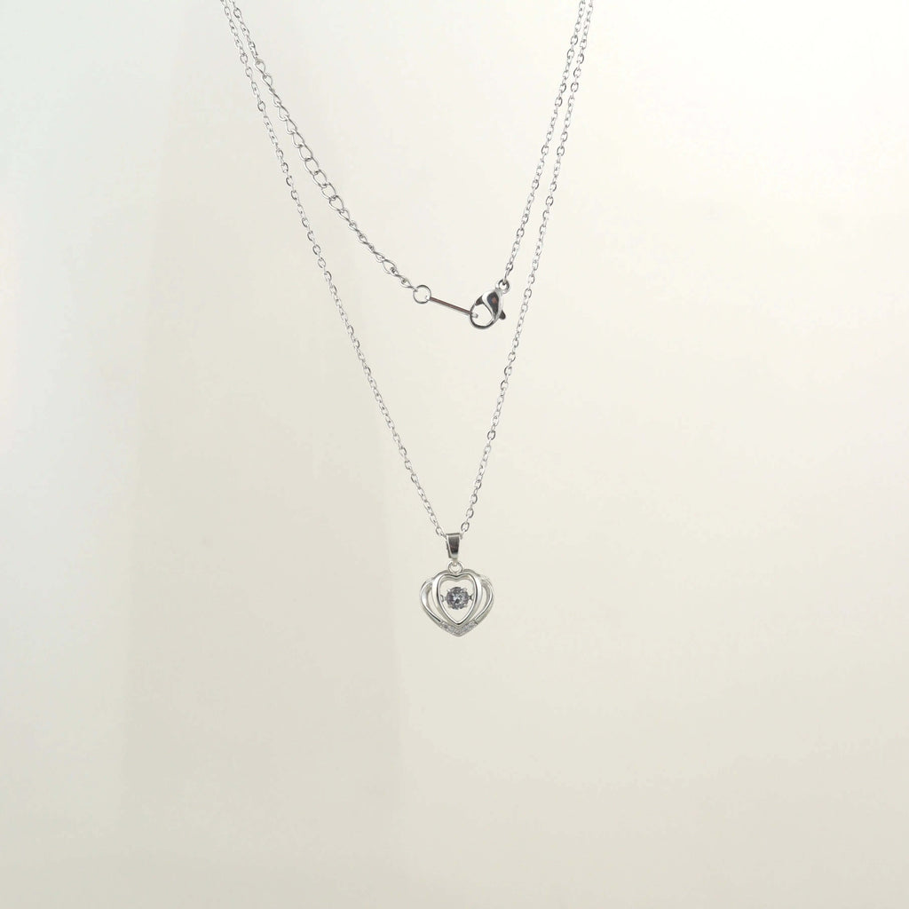 Silver Heart Chram Pendant Chain - Own It Pure