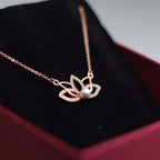 Pearl Lotus Pendant Chain - Own It Pure