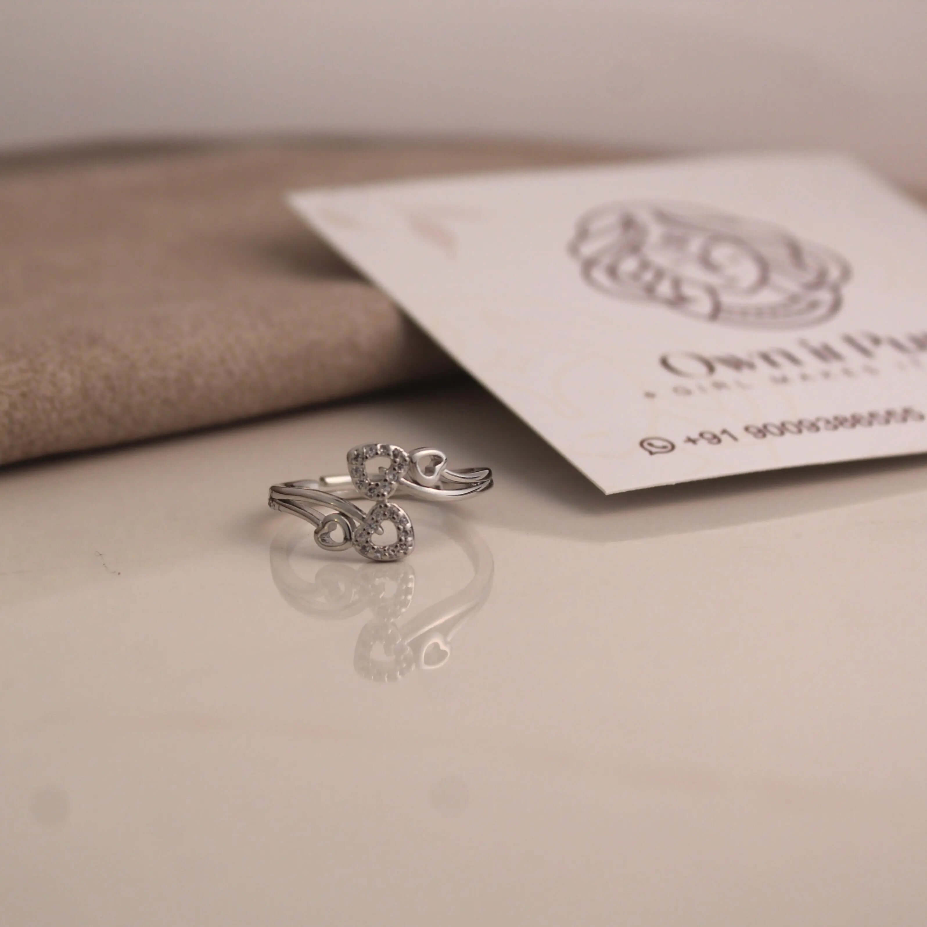 Love Linked Silver Ring - Own It Pure