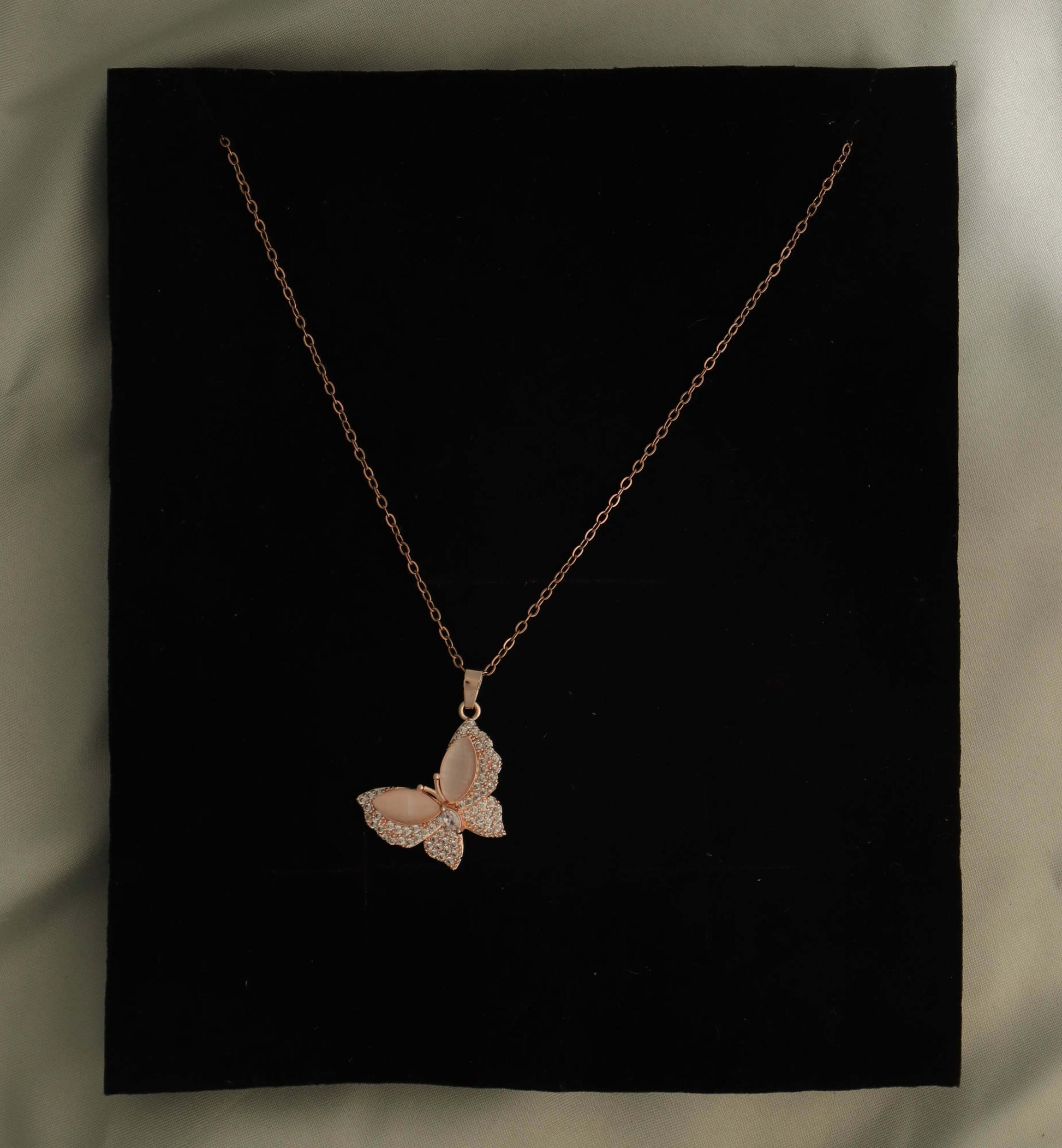 Crystal Butterfly Necklace - Own It Pure
