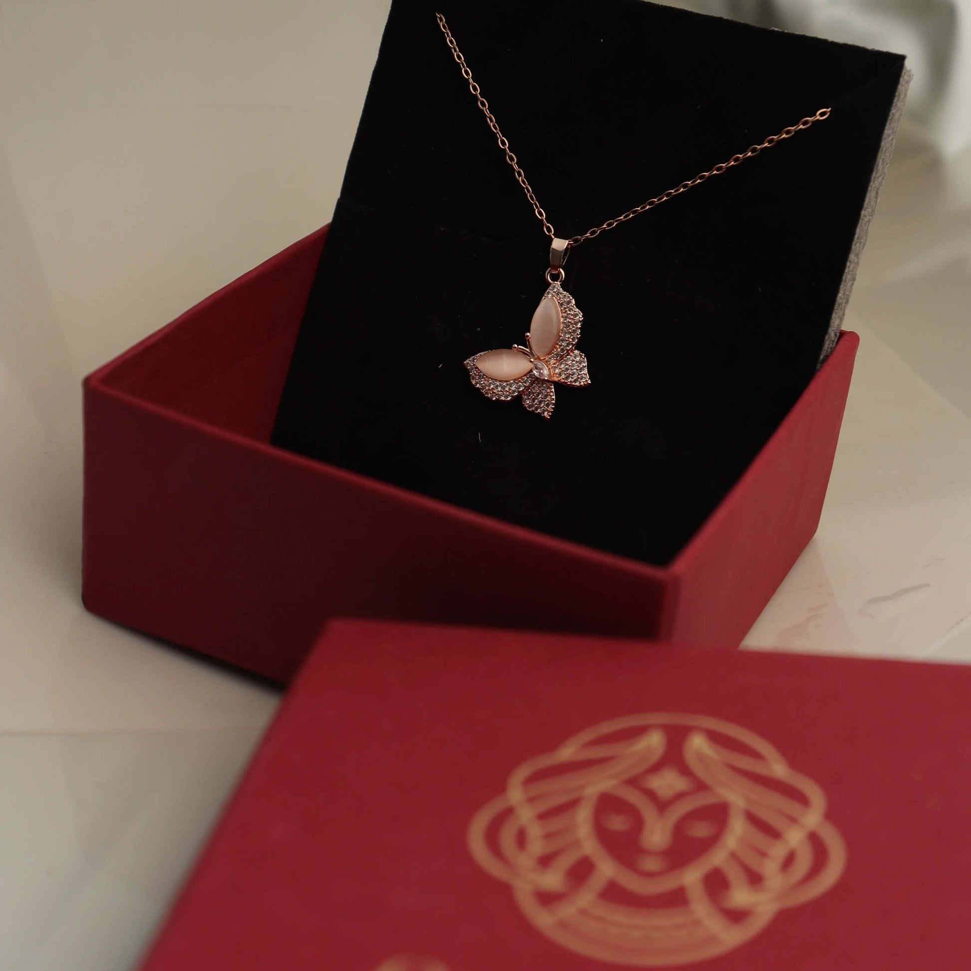 Crystal Butterfly Necklace - Own It Pure