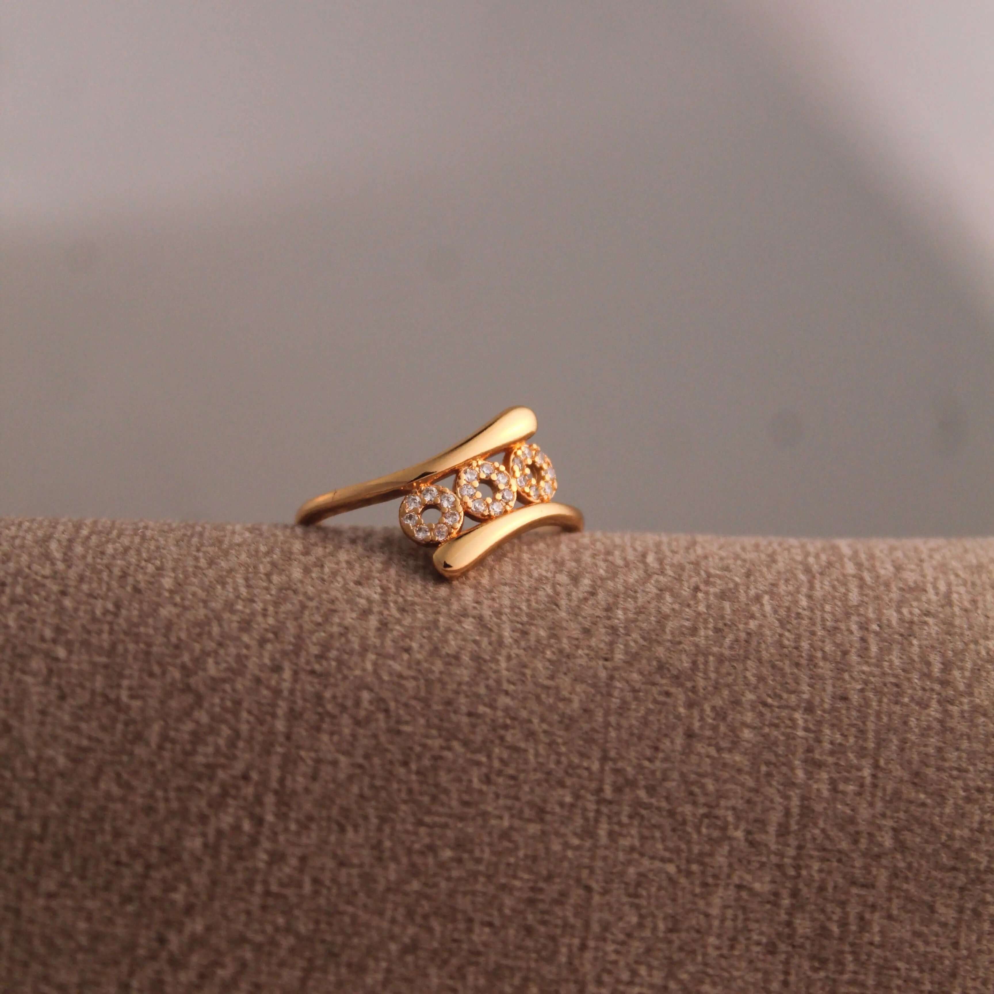 Triple Band Gold Ring - Own It Pure
