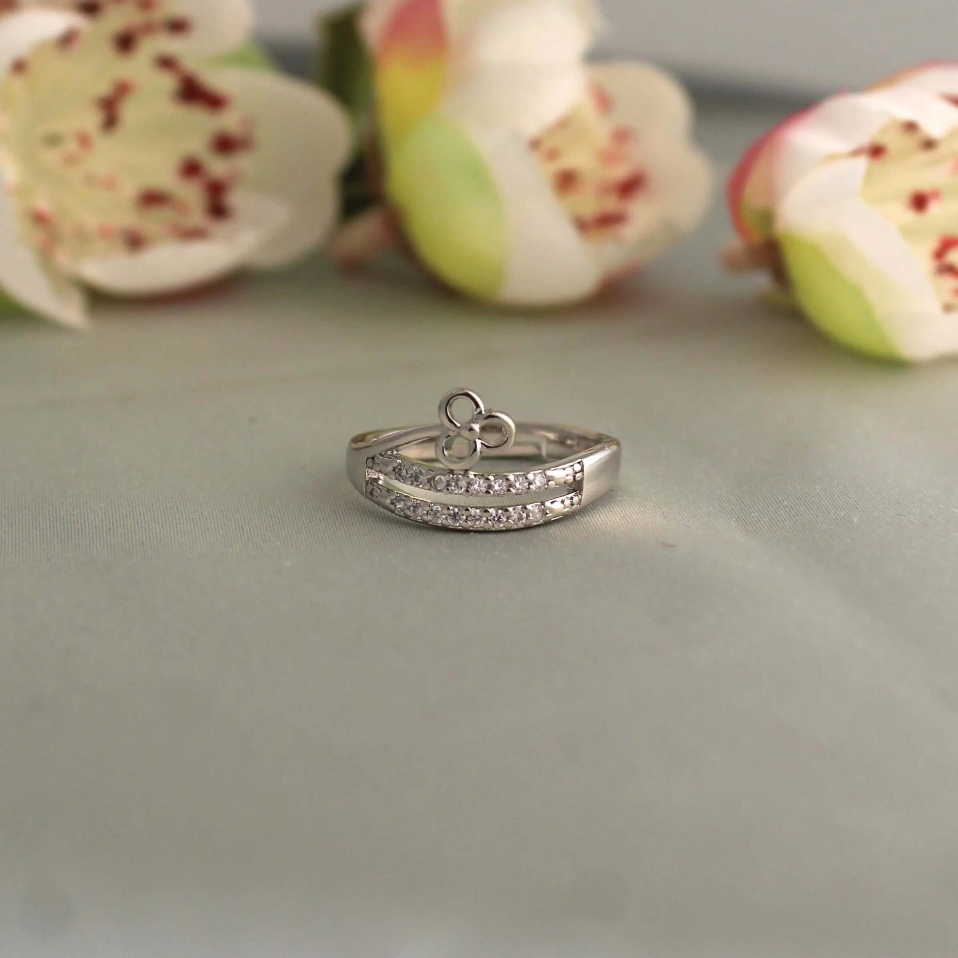 Silver Flower Ring - Own It Pure