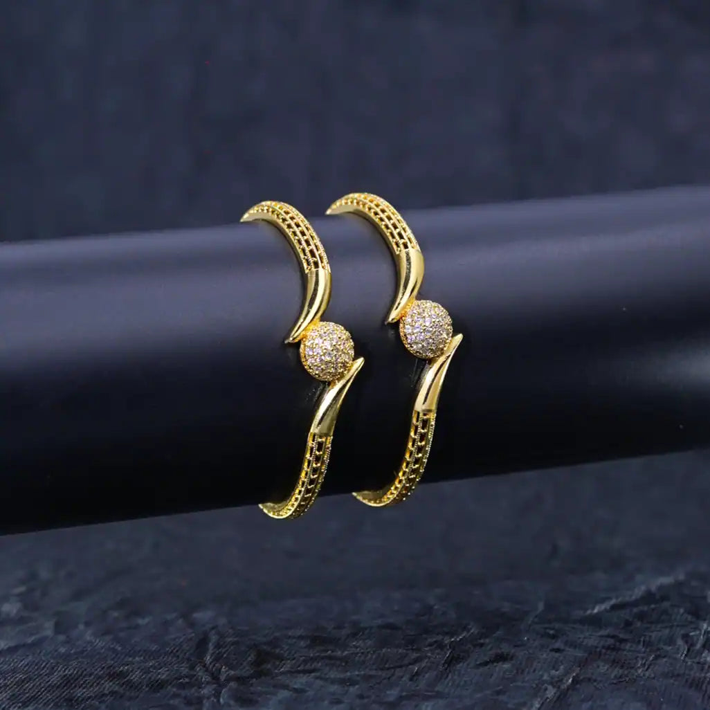 Golden Twirl Bangles