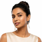 Diamond Square Drop Earrings