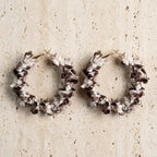 Fabric Hoop Earrings