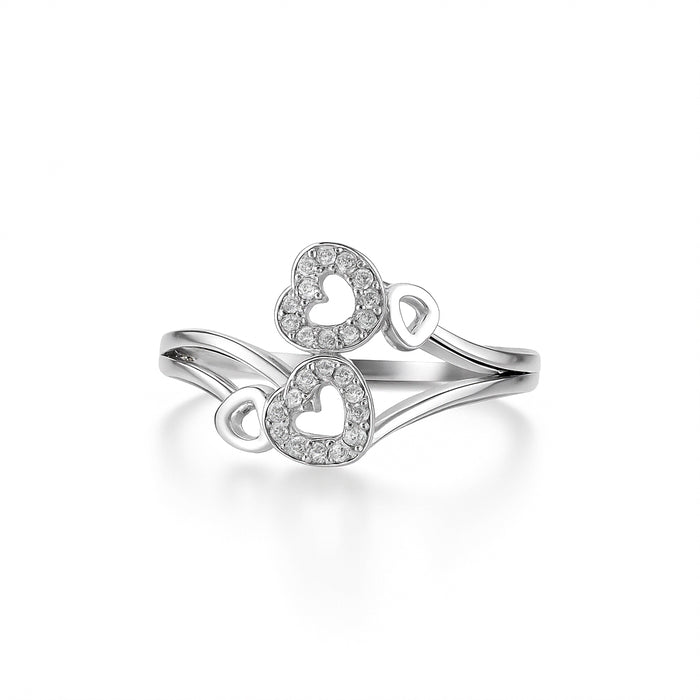 Silver Heart Ring