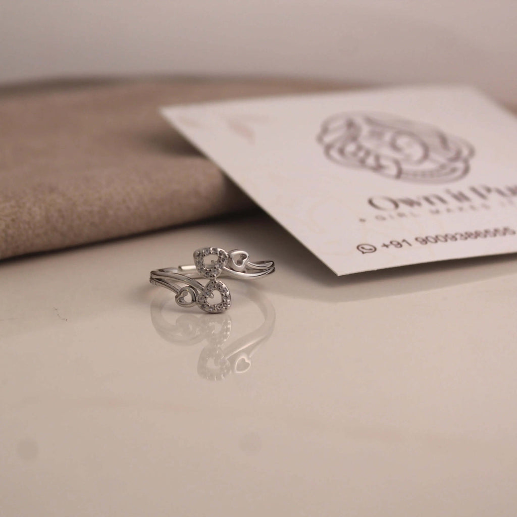 Linked Silver Ring