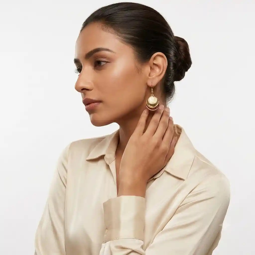 Stylish Gold Earrings
