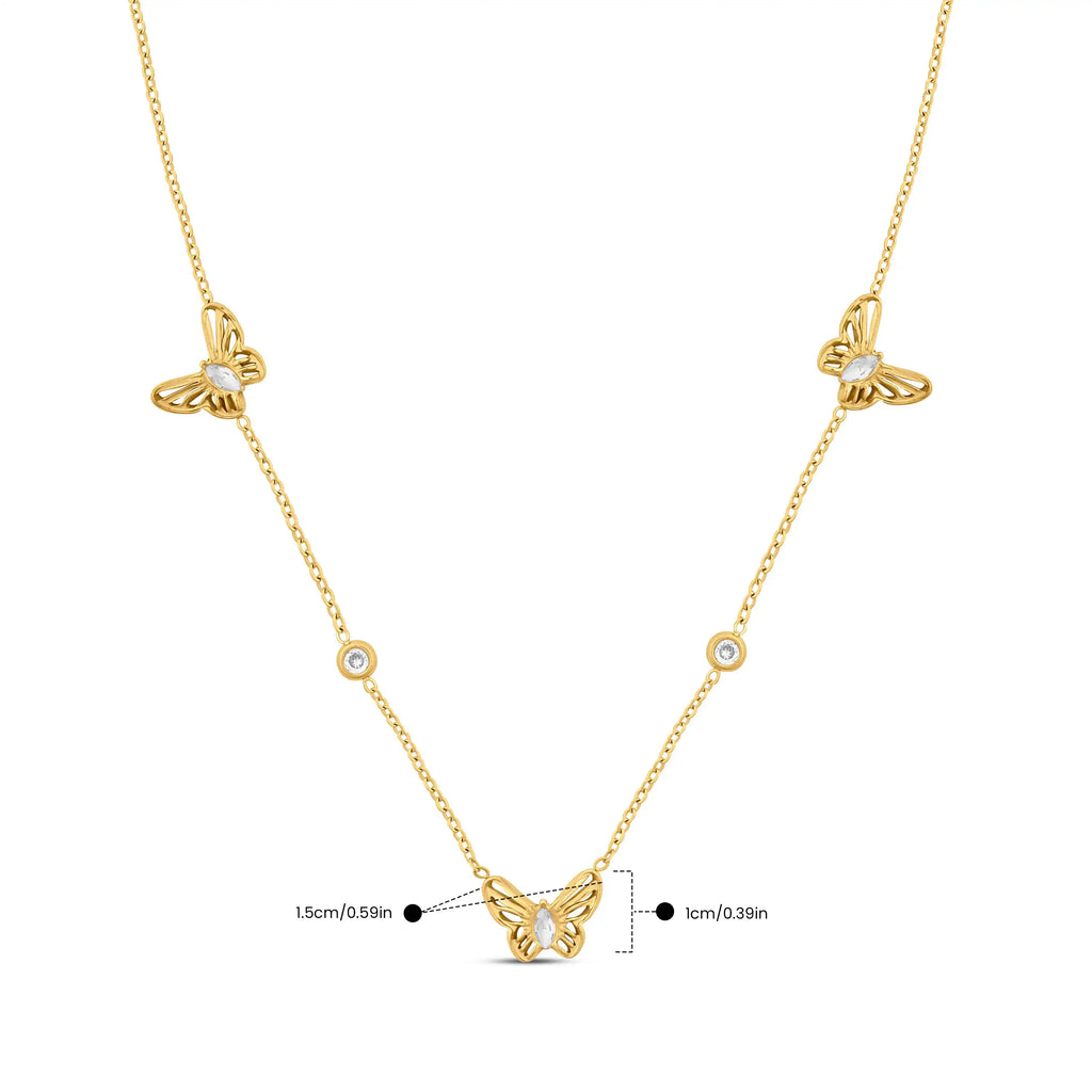 Dainty Butterfly Pendant