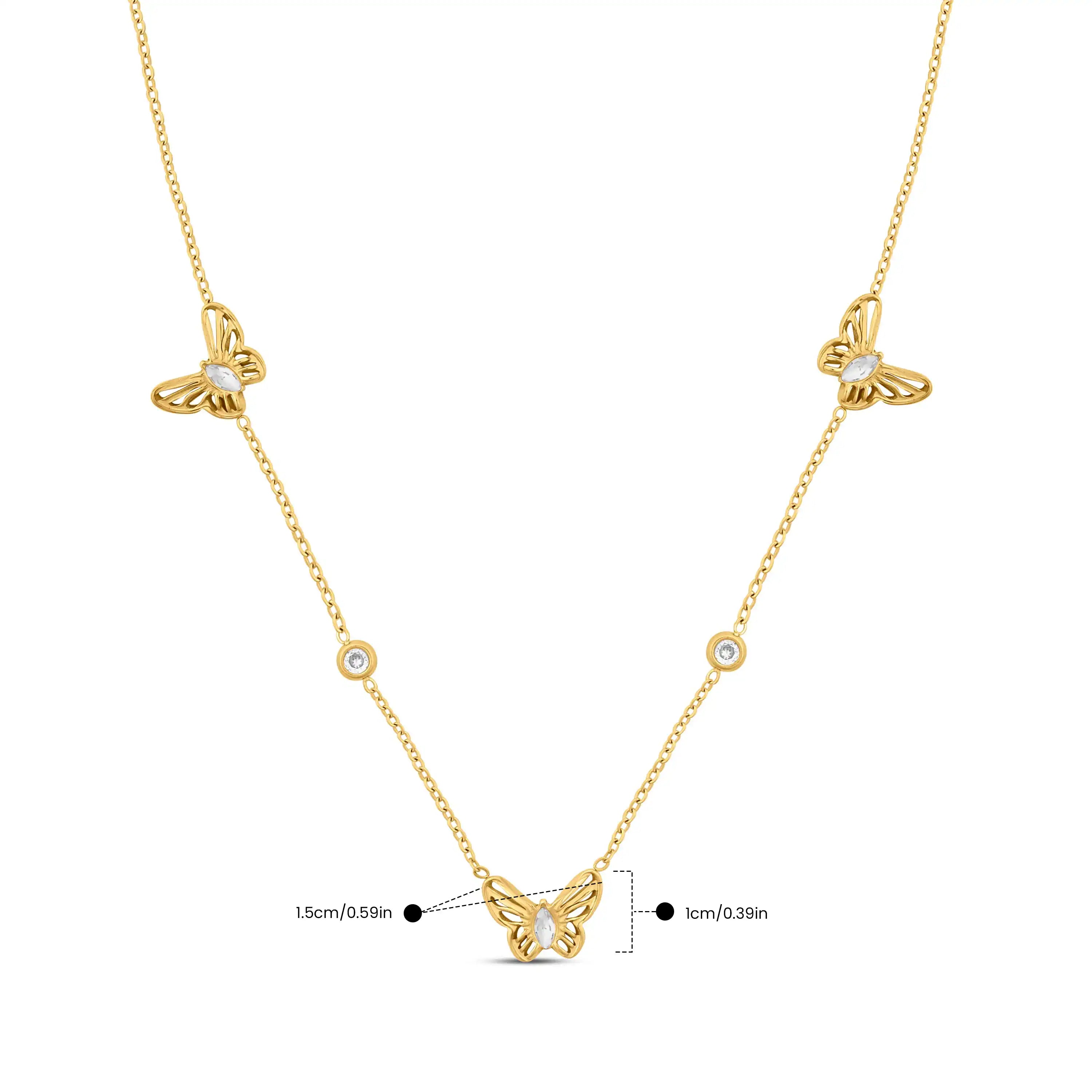 Dainty Butterfly Pendant