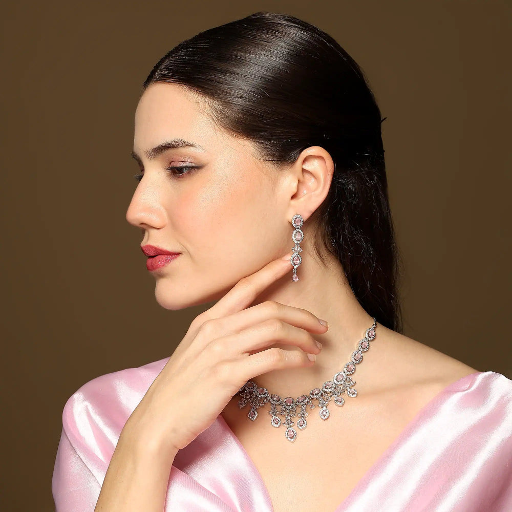 Rose Opal Earrings